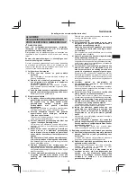 Preview for 49 page of HIKOKI WR 14DBDL2 Handling Instructions Manual