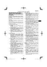 Preview for 61 page of HIKOKI WR 14DBDL2 Handling Instructions Manual