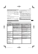 Preview for 105 page of HIKOKI WR 14DBDL2 Handling Instructions Manual