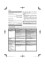 Preview for 186 page of HIKOKI WR 14DBDL2 Handling Instructions Manual