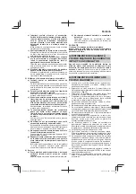 Preview for 189 page of HIKOKI WR 14DBDL2 Handling Instructions Manual