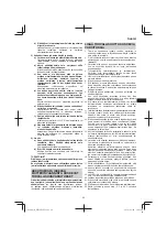 Предварительный просмотр 69 страницы HIKOKI WR 14DSDL Handling Instructions Manual