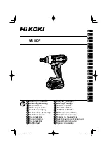 Предварительный просмотр 1 страницы HIKOKI WR 18DF Handling Instructions Manual