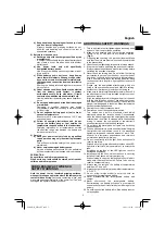 Предварительный просмотр 5 страницы HIKOKI WR 18DF Handling Instructions Manual