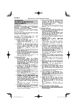 Предварительный просмотр 10 страницы HIKOKI WR 18DF Handling Instructions Manual