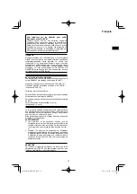 Предварительный просмотр 23 страницы HIKOKI WR 18DF Handling Instructions Manual