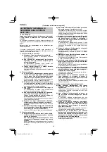 Предварительный просмотр 24 страницы HIKOKI WR 18DF Handling Instructions Manual