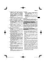 Предварительный просмотр 25 страницы HIKOKI WR 18DF Handling Instructions Manual