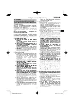 Предварительный просмотр 31 страницы HIKOKI WR 18DF Handling Instructions Manual