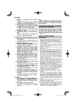 Предварительный просмотр 46 страницы HIKOKI WR 18DF Handling Instructions Manual