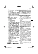 Предварительный просмотр 59 страницы HIKOKI WR 18DF Handling Instructions Manual