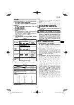 Предварительный просмотр 69 страницы HIKOKI WR 18DF Handling Instructions Manual