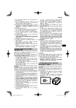 Предварительный просмотр 73 страницы HIKOKI WR 18DF Handling Instructions Manual