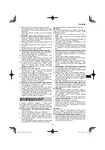 Предварительный просмотр 101 страницы HIKOKI WR 18DF Handling Instructions Manual