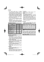 Предварительный просмотр 104 страницы HIKOKI WR 18DF Handling Instructions Manual