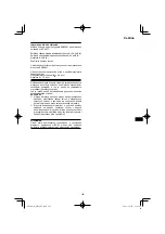 Предварительный просмотр 105 страницы HIKOKI WR 18DF Handling Instructions Manual