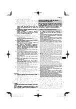 Предварительный просмотр 107 страницы HIKOKI WR 18DF Handling Instructions Manual