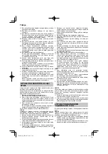 Предварительный просмотр 108 страницы HIKOKI WR 18DF Handling Instructions Manual