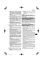 Предварительный просмотр 113 страницы HIKOKI WR 18DF Handling Instructions Manual