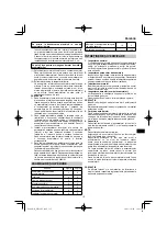 Предварительный просмотр 117 страницы HIKOKI WR 18DF Handling Instructions Manual