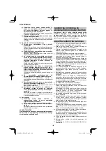 Предварительный просмотр 120 страницы HIKOKI WR 18DF Handling Instructions Manual