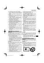 Предварительный просмотр 121 страницы HIKOKI WR 18DF Handling Instructions Manual