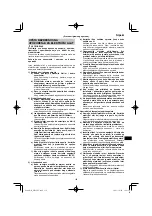 Предварительный просмотр 139 страницы HIKOKI WR 18DF Handling Instructions Manual