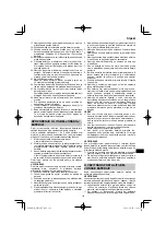 Предварительный просмотр 141 страницы HIKOKI WR 18DF Handling Instructions Manual