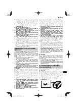 Предварительный просмотр 147 страницы HIKOKI WR 18DF Handling Instructions Manual