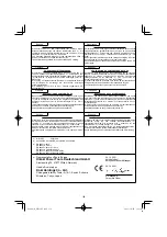 Предварительный просмотр 158 страницы HIKOKI WR 18DF Handling Instructions Manual