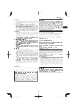 Preview for 23 page of HIKOKI WR 18DSHL Handling Instructions Manual