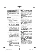 Preview for 24 page of HIKOKI WR 18DSHL Handling Instructions Manual