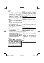 Preview for 30 page of HIKOKI WR 18DSHL Handling Instructions Manual