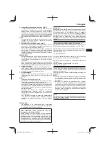 Preview for 53 page of HIKOKI WR 18DSHL Handling Instructions Manual