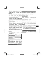 Preview for 81 page of HIKOKI WR 18DSHL Handling Instructions Manual