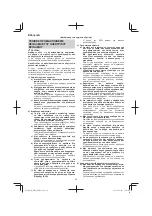 Preview for 82 page of HIKOKI WR 18DSHL Handling Instructions Manual