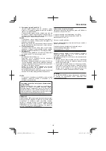 Preview for 133 page of HIKOKI WR 18DSHL Handling Instructions Manual