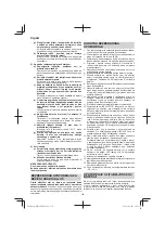 Preview for 150 page of HIKOKI WR 18DSHL Handling Instructions Manual