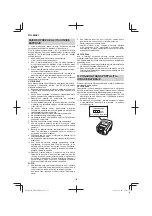 Preview for 158 page of HIKOKI WR 18DSHL Handling Instructions Manual