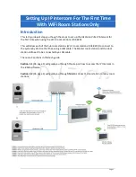 Preview for 1 page of HIKVISION 104-829 Setting Up