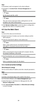 Preview for 22 page of HIKVISION AXHub Manual