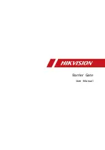HIKVISION Barrier gate User Manual preview
