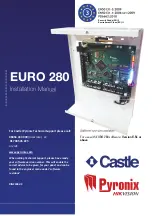 Preview for 1 page of HIKVISION Castle/Pyronix Euro 280 Installation Manual