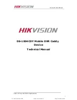 HIKVISION DS-1004CDY Technical Manual предпросмотр