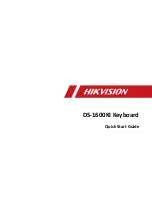 HIKVISION DS-1600KI Quick Start Manual preview