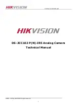 HIKVISION DS-2CC102 P(N)-IR5 Technical Manual preview