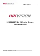 Предварительный просмотр 1 страницы HIKVISION DS-2CC102PN-A Technical Manual