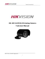 Preview for 1 page of HIKVISION DS-2CC112PN-IR Technical Manual