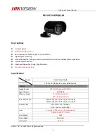 Preview for 3 page of HIKVISION DS-2CC11A2P-IR Technical Manual