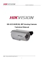 HIKVISION DS-2CC192P(N)-IRT Technical Manual preview